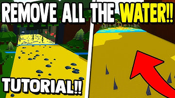 how to REMOVE the WATER!! | Build a Boat for Treasure ROBLOX