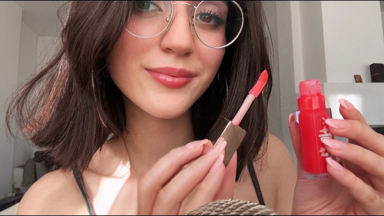 ASMR mouth sounds that are literally so close to the mic