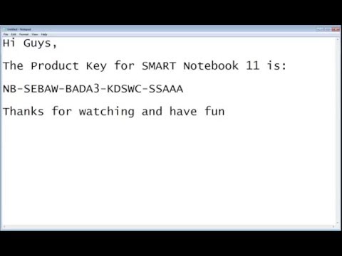 smart notebook 17.1 key