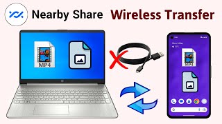 How to Share File Mobile Phone to Laptop PC by Nearby Share | Photo Video Wireless Transfer screenshot 4