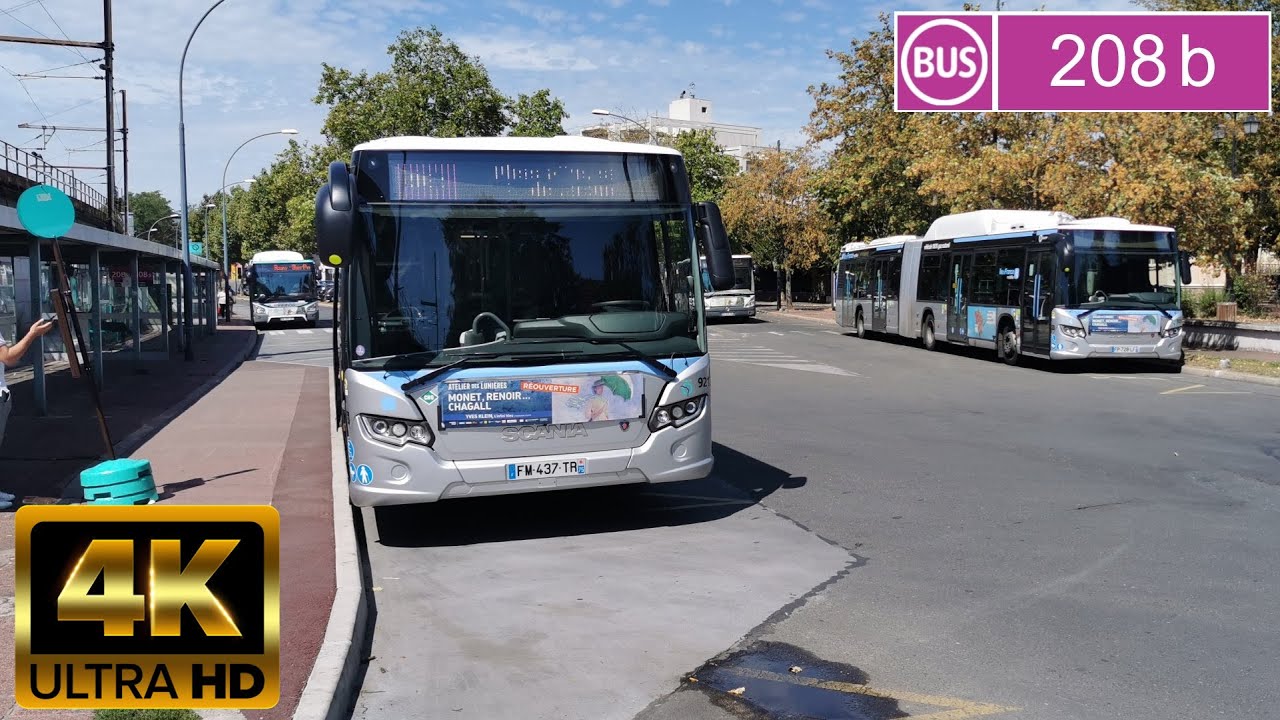 Bus 208b - Champigny RER - Le Plessis Trévise
