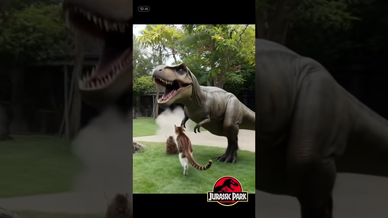 The Ultimate Showdown Cat Vs Dinosaur