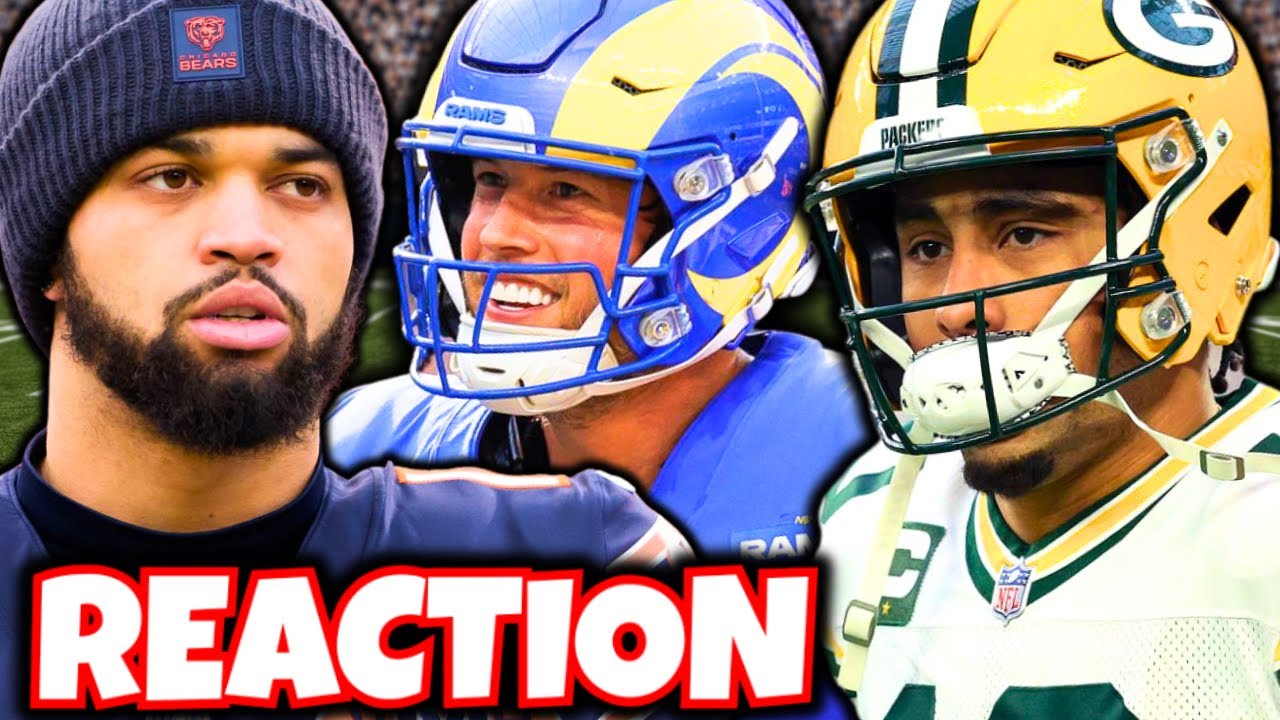 NFL Playoff Reactions: Caleb Williams & Bears comeback WIN vs Packers + Rams SURVIVE Panthers