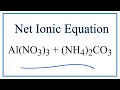 Net Ionic Equations and Solubility