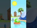 Baby Shark Plays on the Pool Slide🏊 Learn the Colors - Nursery Rhymes &amp; Songs for Kids #Shorts