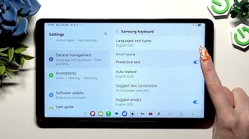 SAMSUNG Galaxy Tab A11+ 5G – Hoe vind je tekstcorrectieopties?
