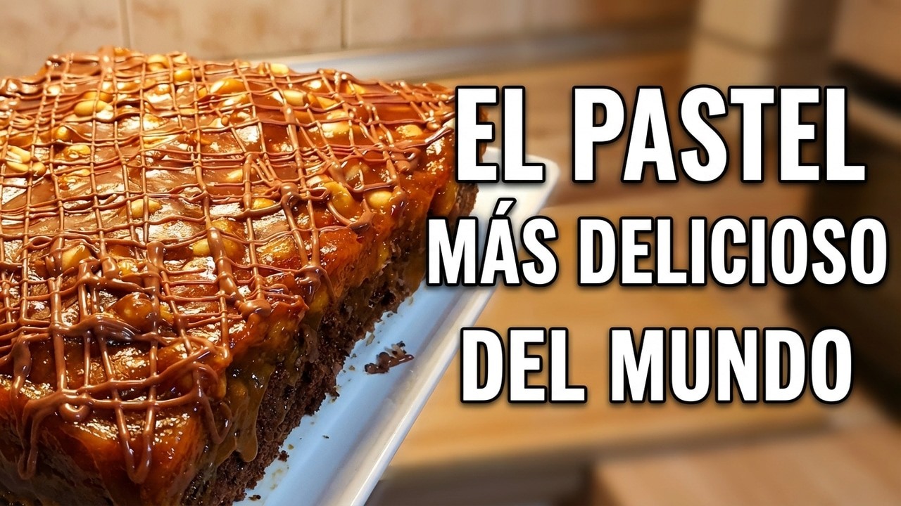 🔥 Pastel de Caramelo y Maní en 10 Minutos – Cremoso, Fácil y que Enloquece a Todos 😍