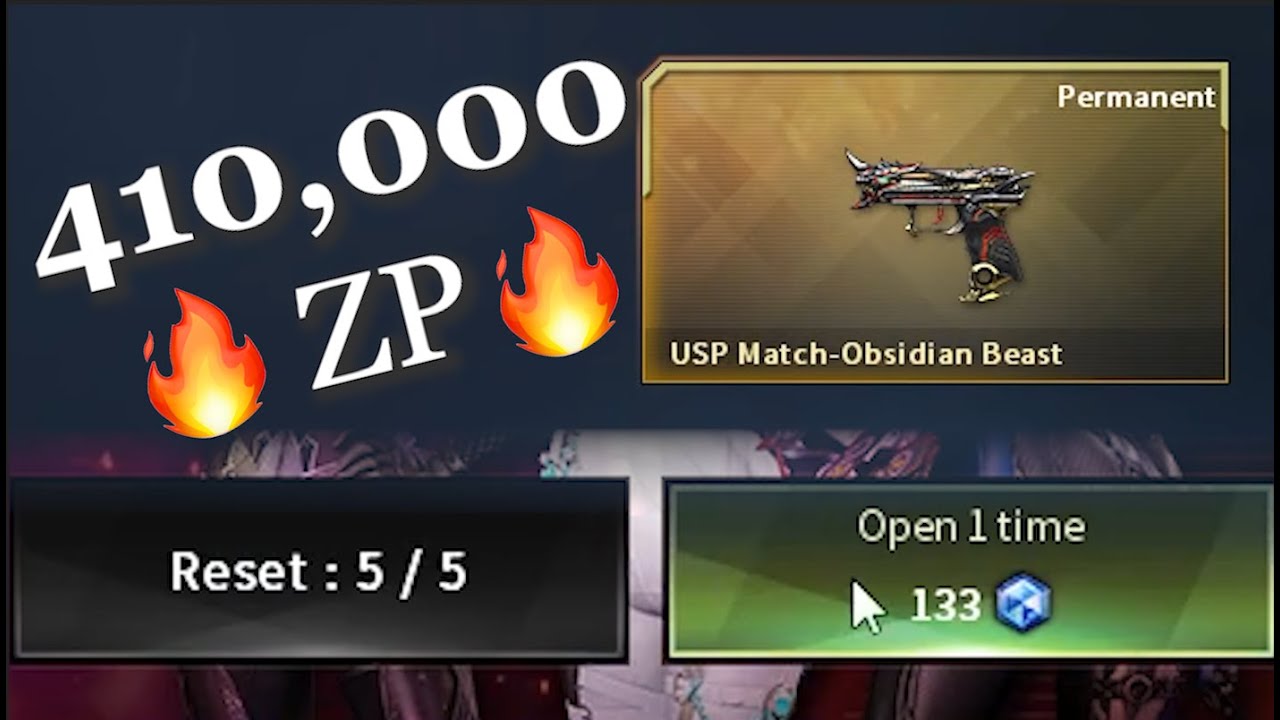 Hope* using all 5 Resets in USP's Lapis Prospect! Total Spent: 410,000 ZP! [CrossFire West]