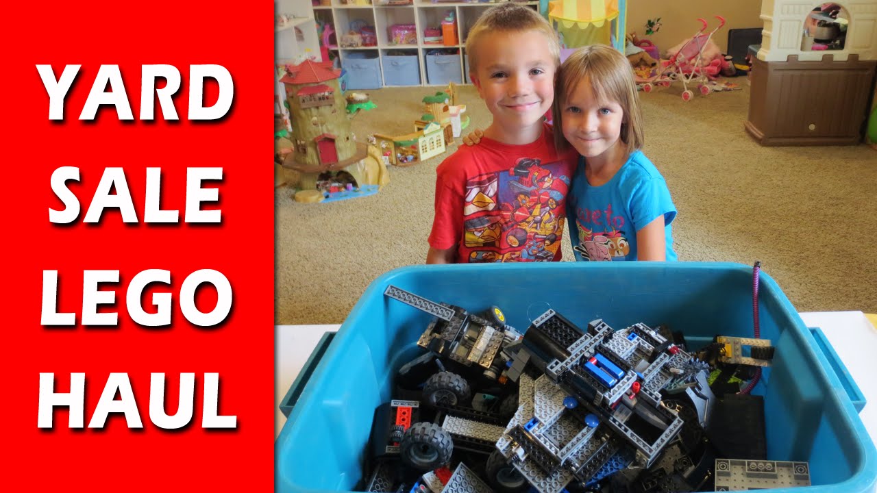 yard sale lego haul