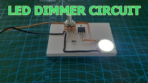 How to Make Simple LED Dimmer Circuit with LM 317T IC