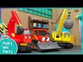 🚧Save the Baby Kitten! - Construction Chaos🚜 | Digley and Dazey | Kids Construction Truck Cartoons