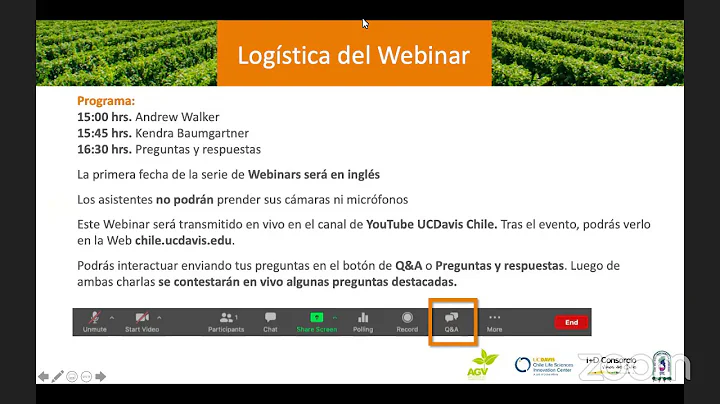 [Webinar Hongos de la Madera]Primera fecha, Andrew...