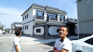 real shot beijing rural self built chinese villa! The cost is 1 million! As a result, I was stunned