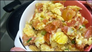 계란요리 달걀요리 Egg Recipe｜채식요리 “토마토 계란 볶음” 레시피｜Vegetarian Recipe “Scramble Egg with Tomato”｜番茄炒蛋?