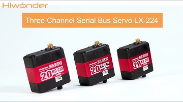 Hiwonder LX-224 Serial Bus Servo with Three Connectors /20KG Large Torque