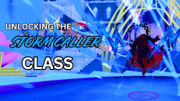 Unlocking the storm caller class + Gameplay!! || World // Zero || Roblox