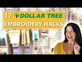 17 Dollar Store Hacks for Machine Embroidery Part 2