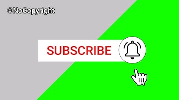 (No Copyright) Subscribe Green screen Intro | Green Screen | Chroma key | Nice Techno