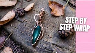 Wrapping a Teardrop Stone | Simple Wire Wrapping Tutorial