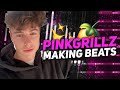Pinkgrillz making beats for destroy lonely and ken carson live 