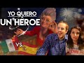 🇪🇸🇲🇽 ESPAÑOL Y LATINA REACCIONAN A YO QUIERO UN HEROE | LATINO VS CASTELLANO LUISAANDPAUL