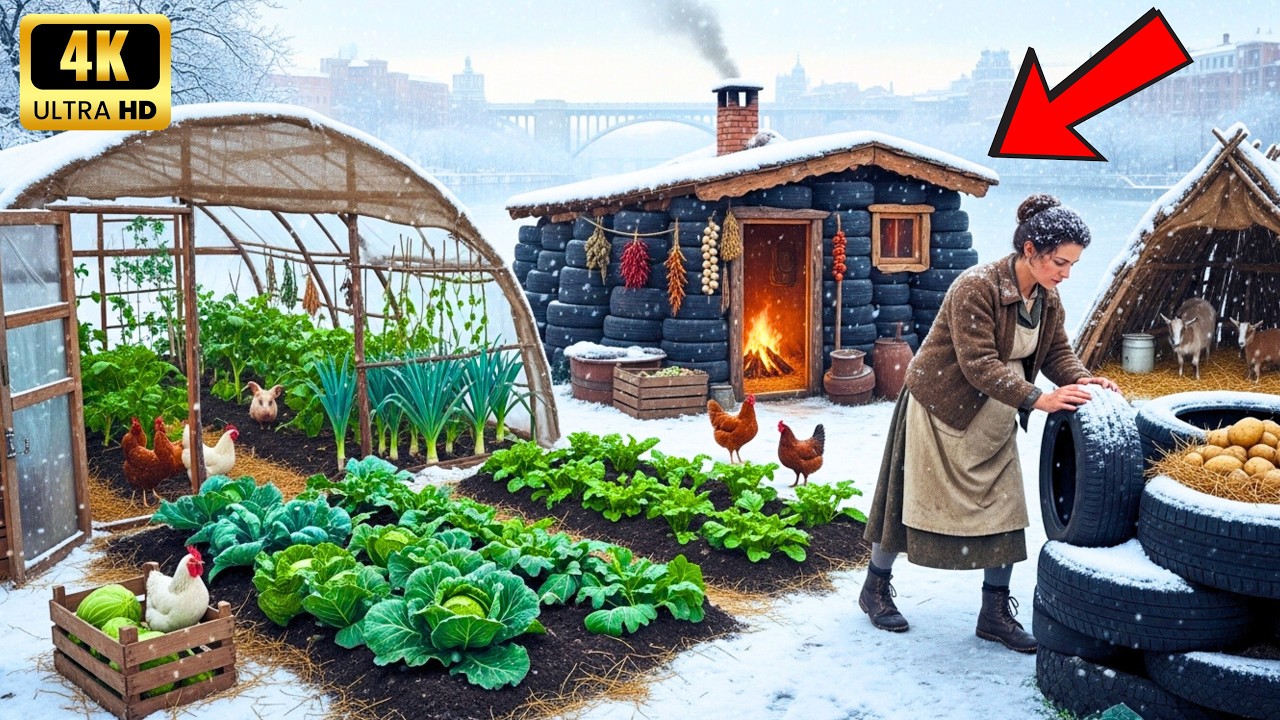 Su MADRE la echó a la CALLE embarazada... Ella construyó algo con NEUMÁTICOS que NADIE pudo CREER