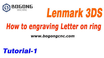 How to use 3D FEELTEK LenMark3DS for ring engraving