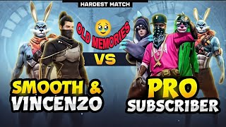 SMOOTH &VICENZO vs PRO SUBSCRIBERS | OLD VIBES| OLD GAMEPLAY #nonstopgaming #freefire screenshot 5