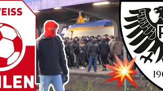 AUSNAHMEZUSTAND IM HOCHRISKOSPIEL! PYRO, BRENNENDE SCHALS & CO. | Vlog beim Münsterlandderby 🔴⚪⚫🟢