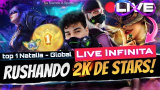 🔴[ELO ATUAL 551 STARS] LIVE INFINITA #DIA 21 R$: 20,00 + 1H! - A META É 2 MIL ESTRELAS! | MLBB