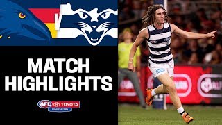 Adelaide v Geelong Highlights | Round 3, 2019 | AFL