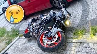 YENİ MOTORUM DEVRİLDİ ..  MotoVlog #019