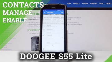 How to Manage Contacts in DOOGEE S55 Lite - Add Contact Photo