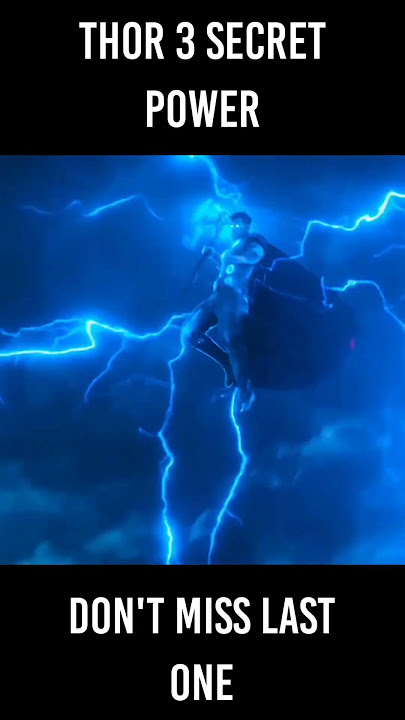 Thor का 3 Secret Power 😱🔥 #shorts #thor