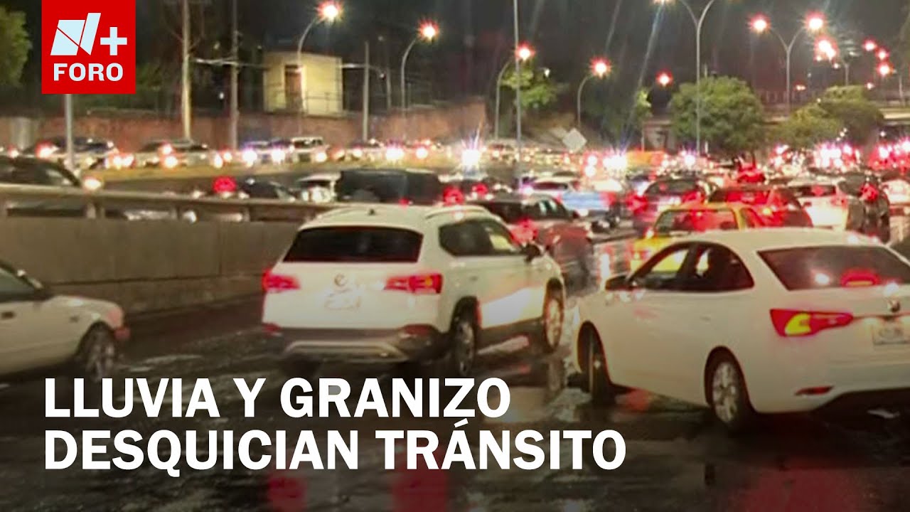 Colapsa Querétaro por intensa granizada, tormenta y fuerte lluvia - Las Noticias