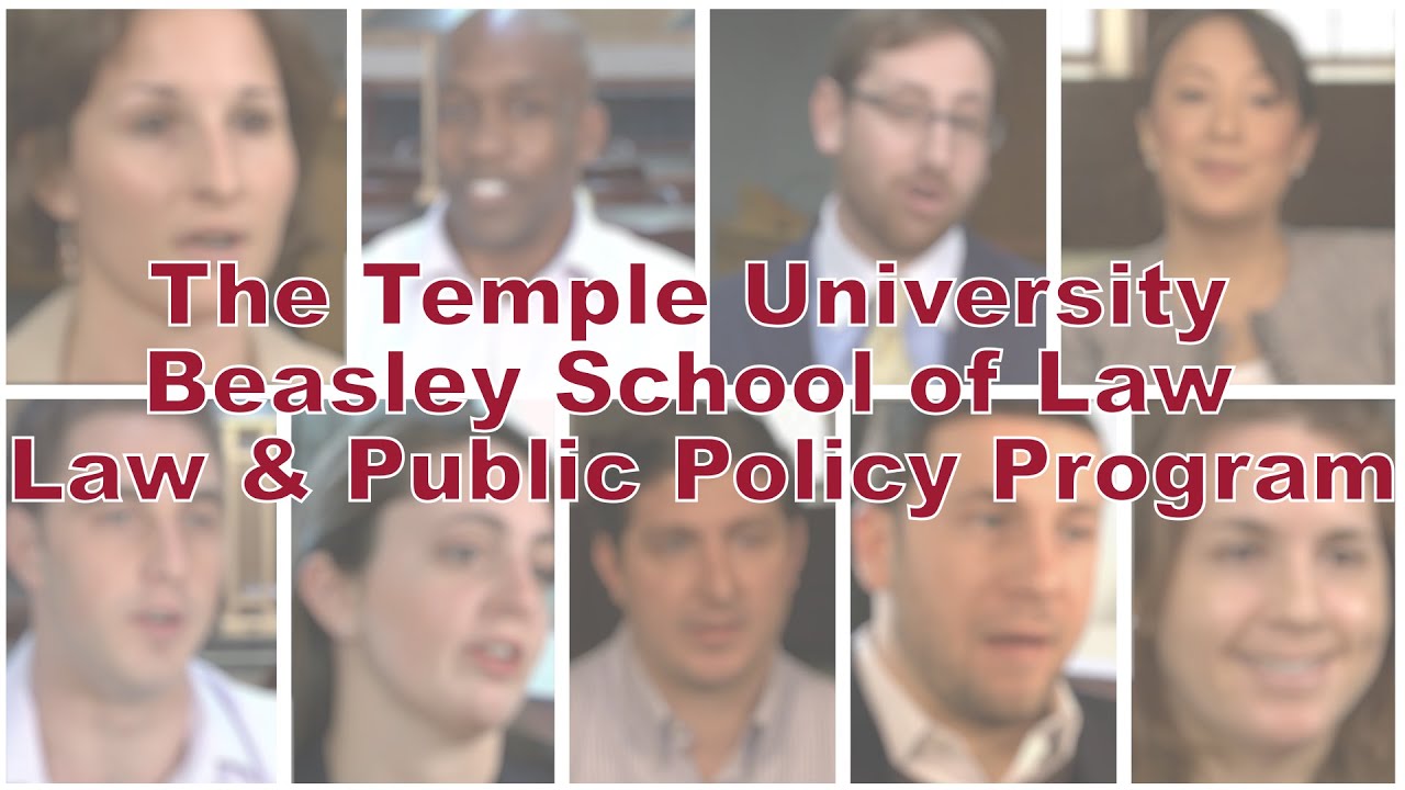 Temple Law School's Law & Public Policy Program - YouTube