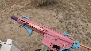AIRSOFT WITH MY NEW FAVORITE RIFLE (PINKY)