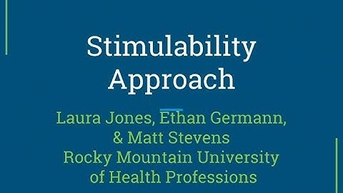Stimulability Approach