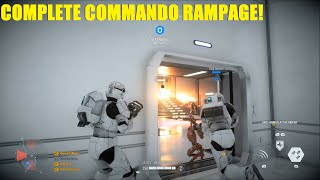 Complete Clone Commando RAMPAGE | Nobody taking Kamino with these guys defending it - SWBF2