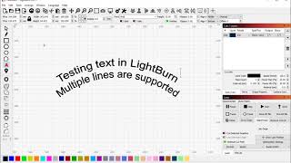 Bending text in LightBurn screenshot 3