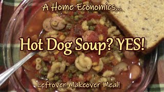 Feed 3 People For $3! HotDog Soup!