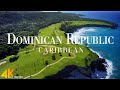 Flying over dominican republic 4k u relaxing music along with beautiful natures  4k