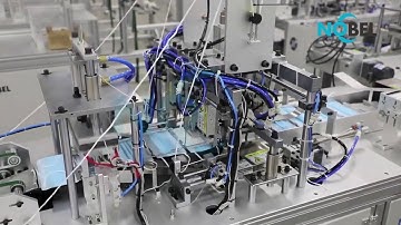 Automatic Disposable Face Mask Making Machine with Ear-loop Folding Function