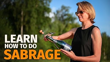 How to Do Sabrage (Open Champagne Bottle With Sabre)