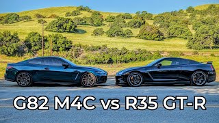 2013 Nissan GTR Black Edition vs 2024 BMW M4 Competition xDrive  Head to Head Review!