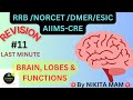 BRAIN LOBES & FUNCTIONS l AIIMS_CRE DMER NORCET ESIC LAST MINUTE REVISION SERIES #11 by Nikita mam