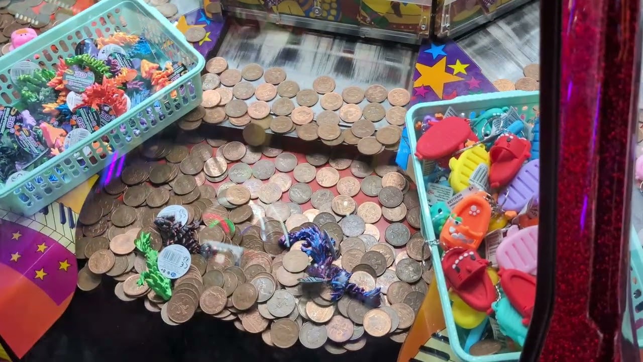 WATCH THE COINS FLOOD OFF THE EDGE!