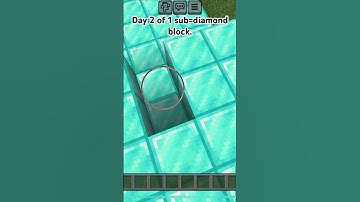 Day 2 of placing diamond blocks for every sub sub now to claim yours.