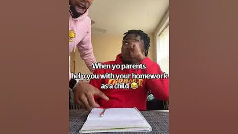 How black parents help their kids with they homework 😂