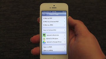Manual Evernote upload - DocScanner 6 iOS